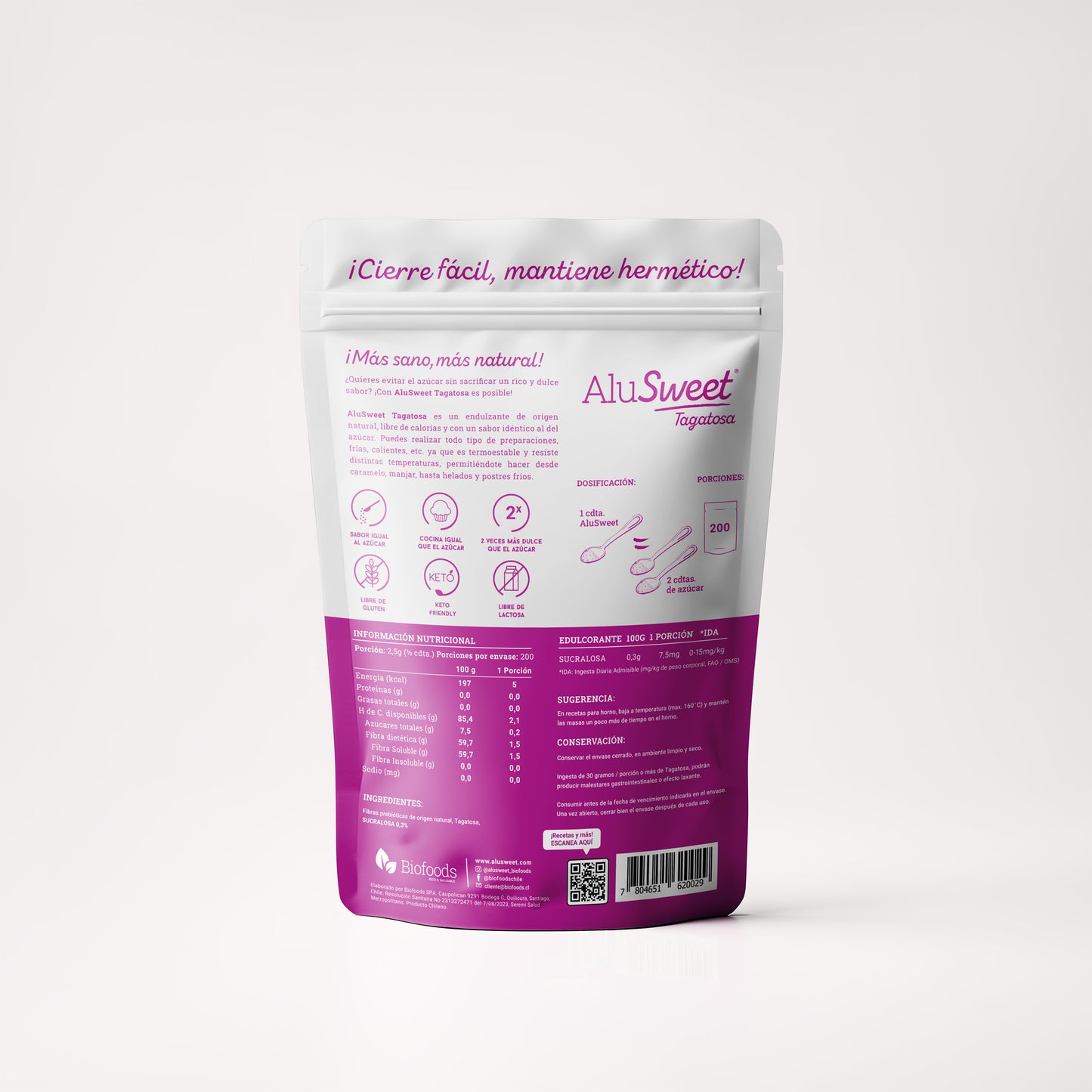 AluSweet Tagatosa en Polvo 500g