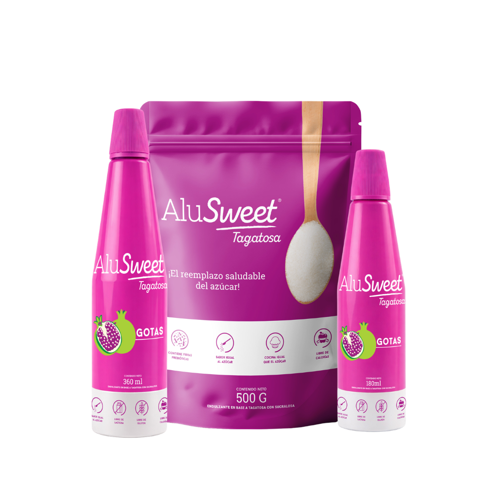 Pack AluSweet Tagatosa : Polvo 500g + Gotas 360ml y 180ml