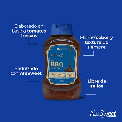 AluSweet Salsa Barbecue Sin Azúcar