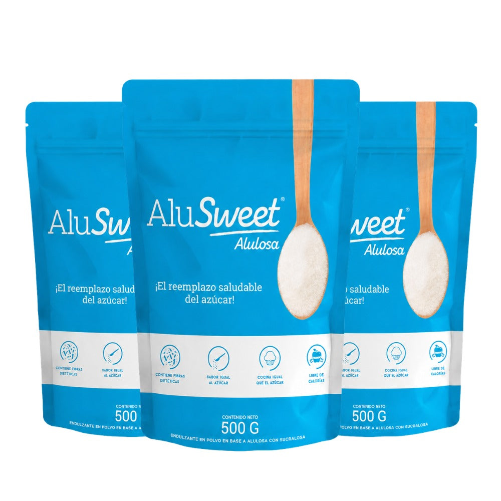 Pack 3 AluSweet Alulosa Polvo 500g